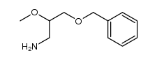3-benzyloxy-2-methoxy-1-propanamine结构式
