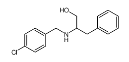 2-[(4-chlorophenyl)methylamino]-3-phenylpropan-1-ol Structure