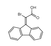Fluorenyliden-bromessigsaeure Structure