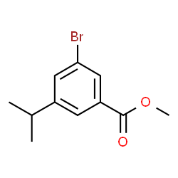 Methyl 3-bromo-5-isopropylbenzoate结构式