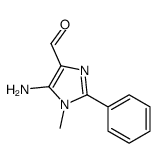 5-amino-1-methyl-2-phenylimidazole-4-carbaldehyde Structure