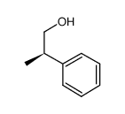 (R)-(+)-2-苯基-1-丙醇结构式
