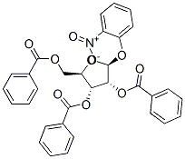 .beta.-D-Ribofuranoside, 2-nitrophenyl, 2,3,5-tribenzoate structure