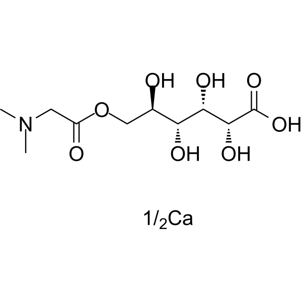 Vitamin B15 hemicalcium Structure