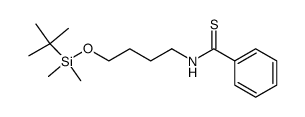 N-(4-((tert-butyldimethylsilyl)oxy)butyl)benzothioamide Structure