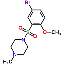 1-[(5-Bromo-2-methoxyphenyl)sulfonyl]-4-methylpiperazine picture