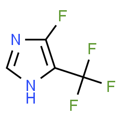 1H-Imidazole,4-fluoro-5-(trifluoromethyl)-(9CI) structure