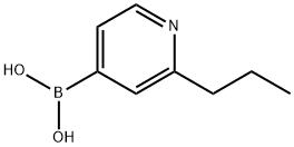 (2-propylpyridin-4-yl)boronic acid结构式