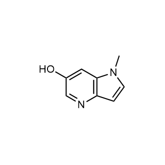 1-甲基-1H-吡咯并[3,2-b]吡啶-6-醇结构式