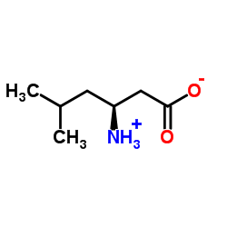 3-Amino-5-methylhexanoic acid structure