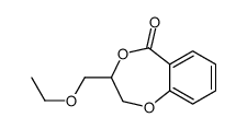 3-(ethoxymethyl)-2,3-dihydro-1,4-benzodioxepin-5-one结构式