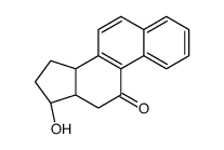 (13S,14S,17S)-17-hydroxy-12,13,14,15,16,17-hexahydrocyclopenta[a]phenanthren-11-one结构式