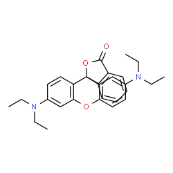3,7-Bis(diethylamino)spiro[9H-xanthene-9,1'(3'H)-isobenzofuran]-3'-one结构式