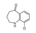 9-chloro-1,2,3,4-tetrahydro-1-benzazepin-5-one Structure