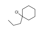 1-chloro-1-propylcyclohexane Structure
