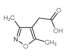 2-(3,5-Dimethylisoxazol-4-yl)acetic acid Structure