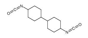 1-isocyanato-4-(4-isocyanatocyclohexyl)cyclohexane Structure