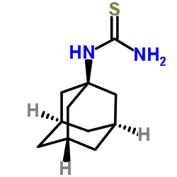 1-Adamantan-1-ylthiourea Structure