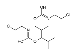 [3-(2-chloroethylcarbamoyloxy)-2,4-dimethylpentyl] N-(2-chloroethyl)carbamate结构式