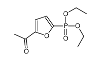 1-(5-diethoxyphosphorylfuran-2-yl)ethanone Structure