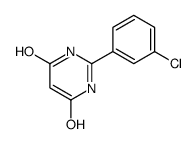 2-(3-CHLOROPHENYL)-6-HYDROXY-4(3H)-PYRIMIDINONE结构式