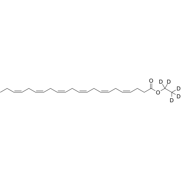 Docosahexaenoic acid ethyl ester-d5 Structure