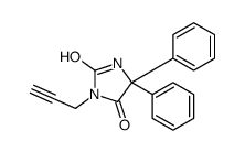 5,5-diphenyl-3-prop-2-ynylimidazolidine-2,4-dione Structure