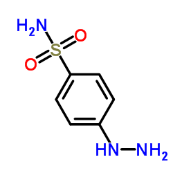4-Hydrazinobenzenesulfonamide structure