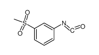 3-Methansulfonyl-phenylisocyanat结构式