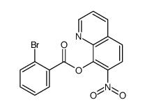 (7-nitroquinolin-8-yl) 2-bromobenzoate结构式