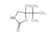 2-Oxazolidinone,5-(1,1-dimethylethyl)-5-methyl-结构式