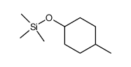 Trimethyl[(4-methylcyclohexyl)oxy]silane Structure