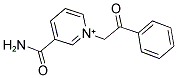 3-(AMINOCARBONYL)-1-(2-OXO-2-PHENYLETHYL)PYRIDINIUM结构式