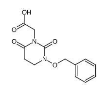 2-(2,6-dioxo-3-phenylmethoxy-1,3-diazinan-1-yl)acetic acid Structure