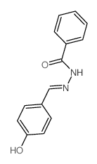 Benzoic acid,2-[(4-hydroxyphenyl)methylene]hydrazide结构式