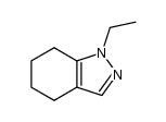 1-ethyl-4,5,6,7-tetrahydro-1H-indazole结构式