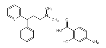 pheniramine 4-aminosalicylate Structure