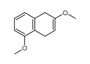 1,4-dihydro-2,5-dimethoxynaphthalene Structure