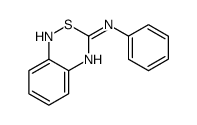 N-phenyl-1H-2,1,4-benzothiadiazin-3-amine结构式