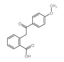 o-Toluic acid, alpha-(p-methoxybenzoyl)-结构式