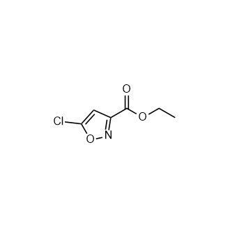 Ethyl 5-chloroisoxazole-3-carboxylate structure