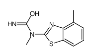 Urea, N-methyl-N-(4-methyl-2-benzothiazolyl)- (9CI) structure