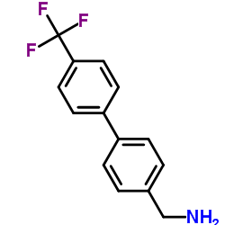 1-[4'-(Trifluoromethyl)-4-biphenylyl]methanamine Structure