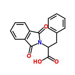 2-(1,3-dioxoisoindol-2-yl)-3-phenyl-propanoic acid Structure