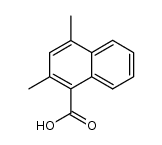 2,4-Dimethyl-naphthalin-1-carbonsaeure Structure
