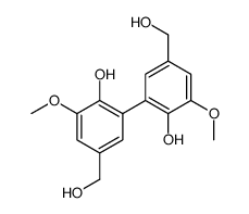 6,6'-dihydroxy-5,5'-dimethoxy-(1,1'-biphenyl)-3,3'-dimethanol structure