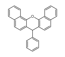 7-phenyl-7H-dibenzo[c,h]xanthene Structure