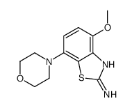 4-METHOXY-7-MORPHOLINOBENZO[D]THIAZOL-2-AMINE Structure