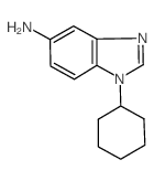 1-Cyclohexyl-1H-benzoimidazol-5-ylamine structure