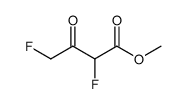 Butanoic acid,2,4-difluoro-3-oxo-,methyl ester structure